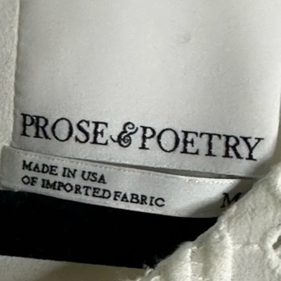 Prose& poetry withe eyelet cut out back waist isize medium summer vacati… - Picture 9 of 16